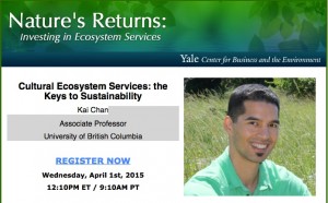 Kai’s webinar for Yale University Centre for Business and the Environment is online